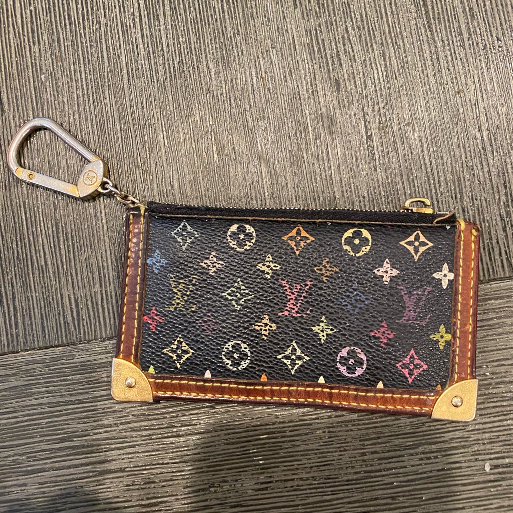 Sold As Is! This Is A Beautiful Pre Love Lv Card Wallet. Need Some Tlc